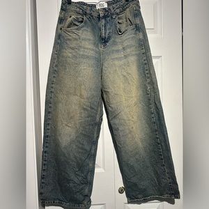 Urban Outfitters, Women’s BDG Wideleg Jeans, 29W, faded denim